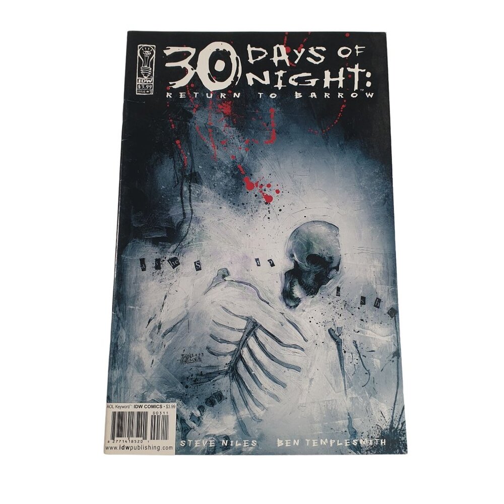 30 Days Of Night Return To Barrow Comic Book May 2004 Collector Bagged Boarded